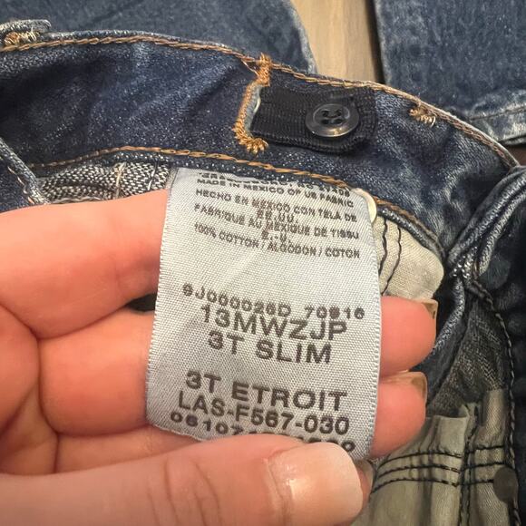 Wrangler Boys Jeans Size 3T Slim - Picture 5 of 6